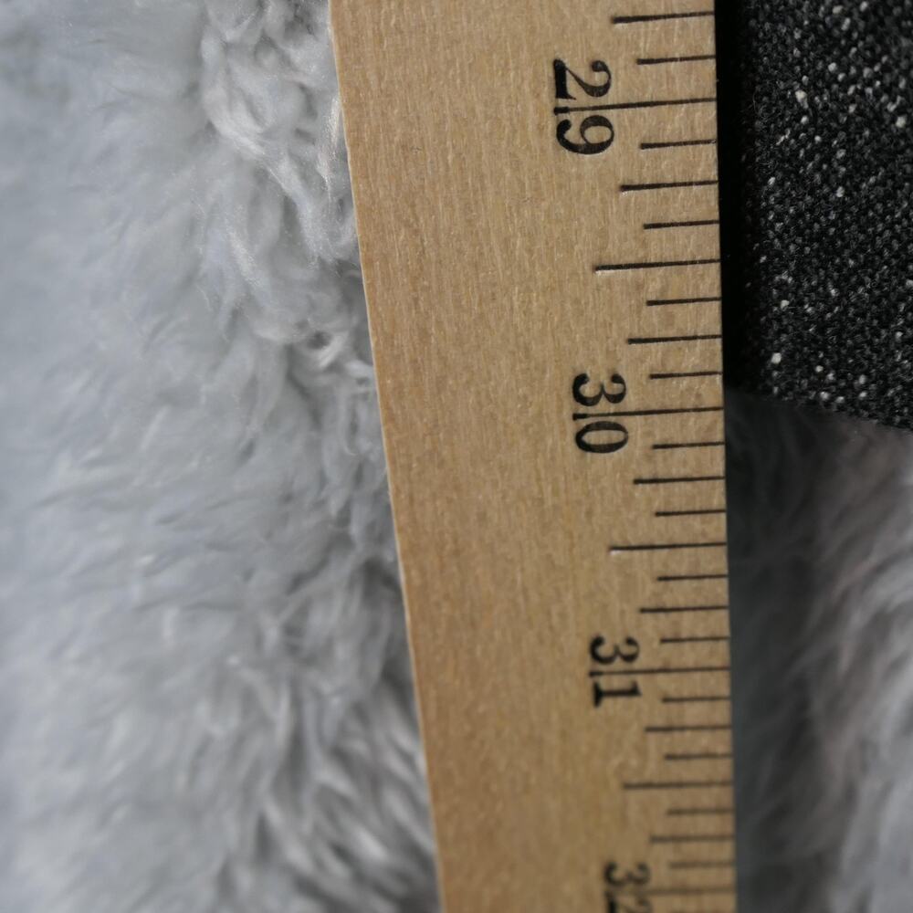 Talbots Dress Pants Womens 18 Gray Wool Blend Wide Leg Lined Windsor Career - Picture 6 of 11
